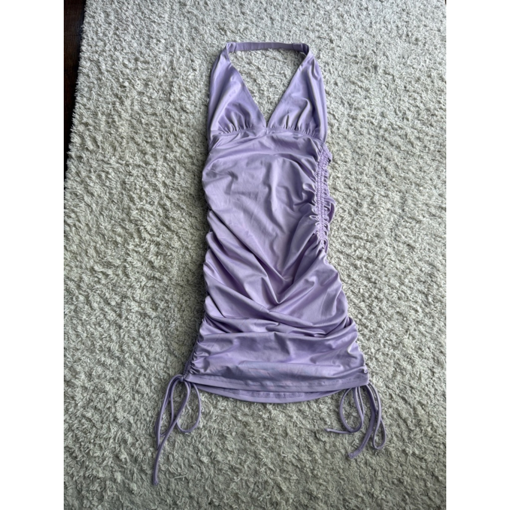 Women's Princess Polly Mini Dress Size 4 Purple Halter